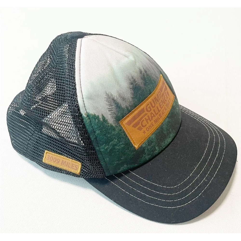 Gump Challenge Hat Cap One Mile At a Time Boco Gear Forrest Gump Snap Back USA
